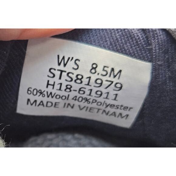 NWOT Sperry Top-Sider Pier View Wool Blend Sneakers Womens SZ 8.5M Gray STS81979 - Picture 6 of 6